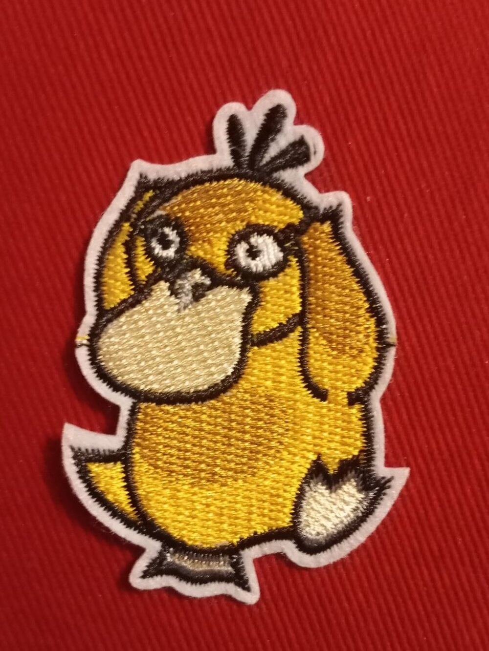 Embroidered Psyduck water Pokemon iron on patch